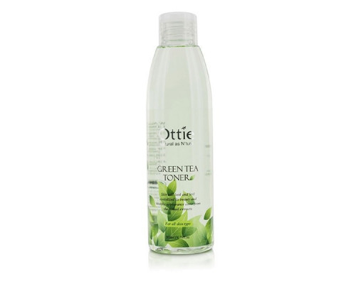 Увлажняющий тонер Ottie Green Tea Toner 200ml