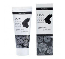 Очищающая пенка с древесным углем Farmstay Charcoal Pure Cleansing Foam