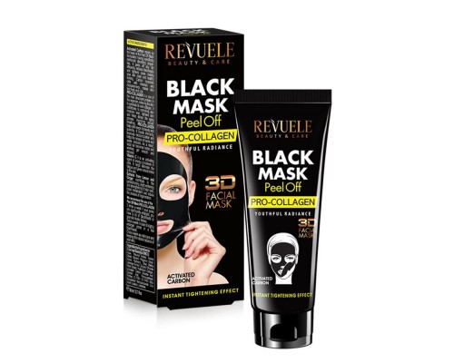 Revuele Black Mask Маска-пленка для лица PRO-COLLAGEN