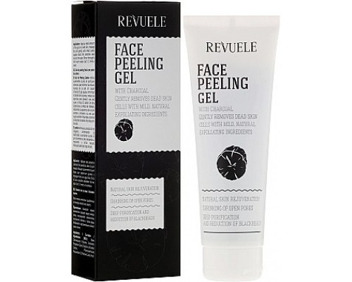 Пилинг для кожи лица Revuele Face Peeling Gel With Charcoal