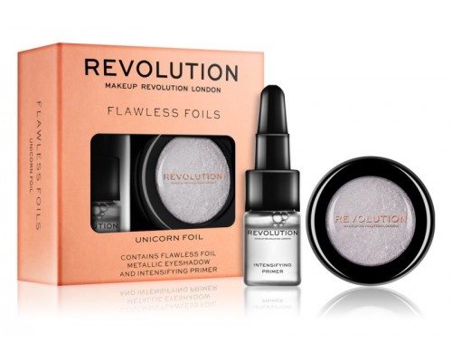 Makeup Revolution Flawless Foils металлические тени для век с базой