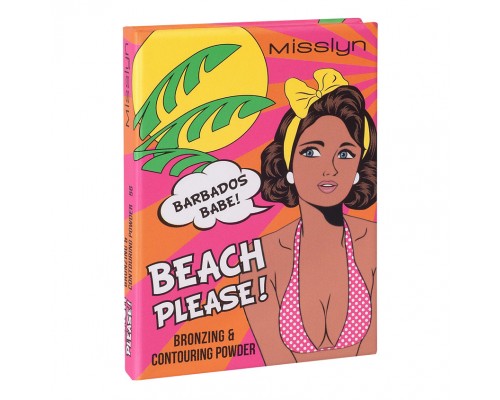 MISSLYN Пудра бронзирующая для контуринга лица Beach Please!