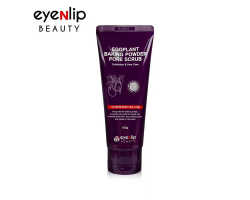 EYENLIP EGGPLANT BAKING POWDER PORE SCRUB СКРАБ С ЭКСТРАКТОМ БАКЛАЖАНА 100G 