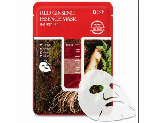 SNP Red Ginseng Essence Mask Маска с экстрактом корня красного женьшеня