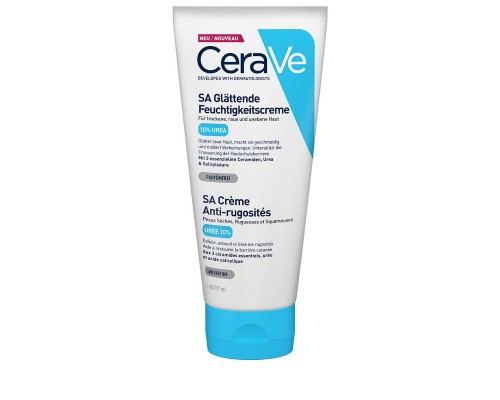  CeraVe, Sa Smoothing Cream 10% Urea,Смягчающий крем, 177 ml 