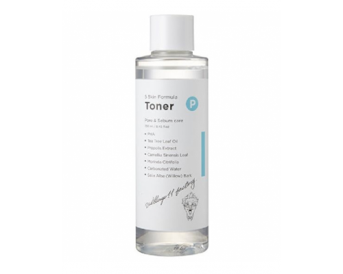 Village 11 Factory Очищающий тонер для лица P Skin Formula Toner, 250 ml 