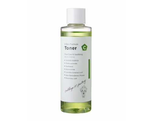 Village 11 Factory Успокаивающий и увлажняющий тонер С Skin Formula Toner, 250 ml