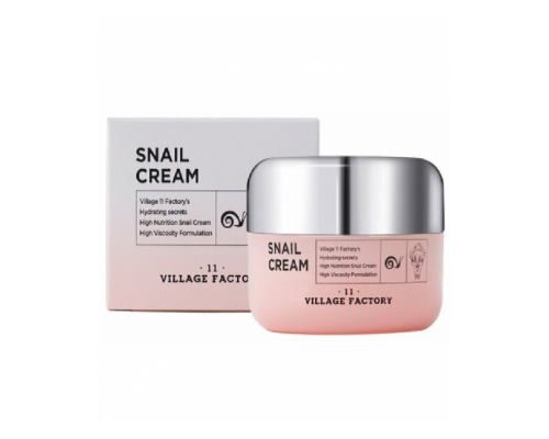 Village 11 Factory Регенерирующий крем с муцином улитки Snail Cream, 50 ml 