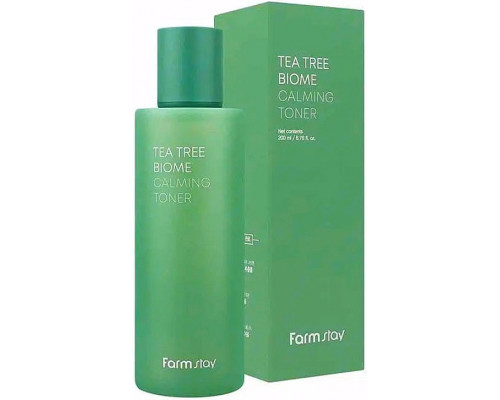 FarmStay Успокаивающий тонер с экстрактом чайного дерева Tea Tree Biome Calming Toner, 200 мл 