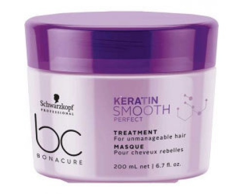 Schwarzkopf BC Bonacure Keratin Smooth Perfect Treatment - Маска для волос 200 мл
