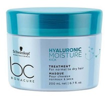 Schwarzkopf BC Bonacure Hyaluronic Moisture Kick Treatment - Увлажненяющая маска для волос 200 мл