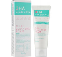 Esfolio Очищающая пенка для лица 3HA Clear AHA BHA PHA, 100 мл