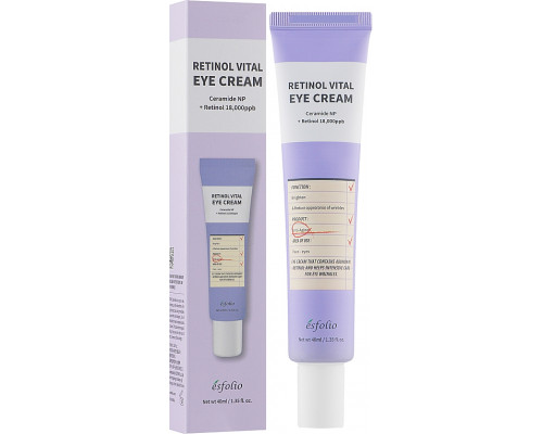 Esfolio Крем для глаз с ретинолом Retinol Vital Eye Cream, 40 мл