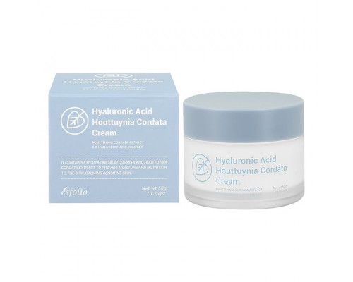 Esfolio Увлажняющий успокаивающий крем Hyaluronic Acid Houttuynia, 50 г