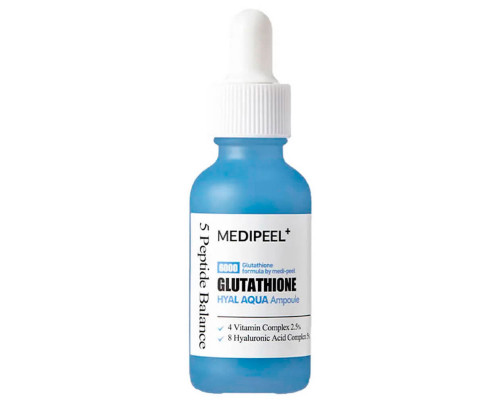 MEDIPEEL Oсветляющая сыворотка Glutathione Hyal Aqua, 30 мл